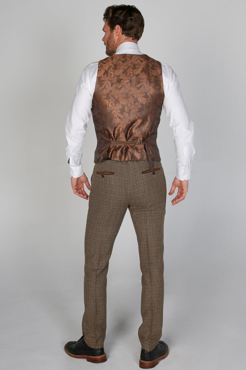 Ralph Brown Men's Three Piece Suit | Paul Andrew Suits