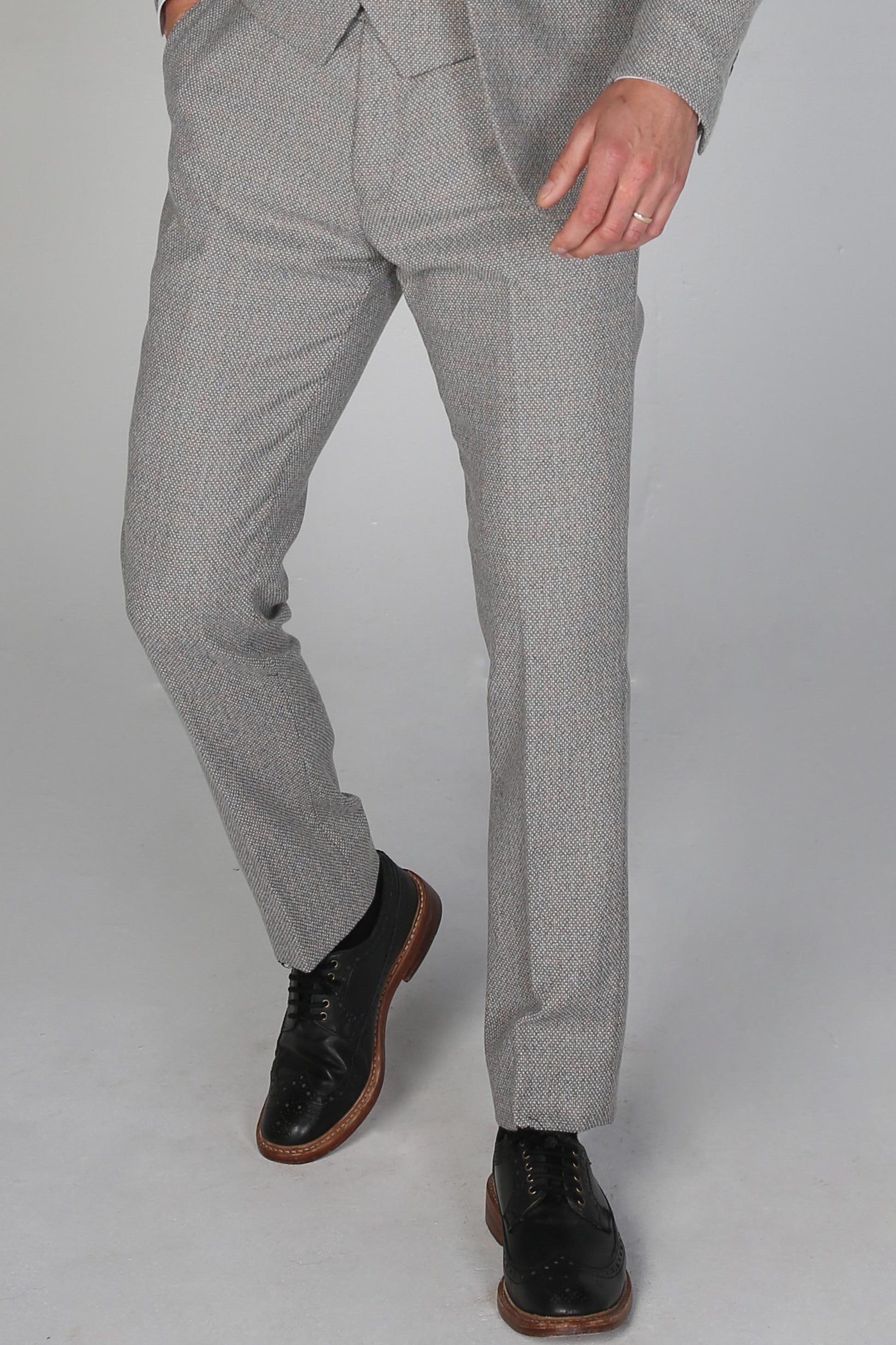 Men's Ralph Cream Trousers - Paul Andrew